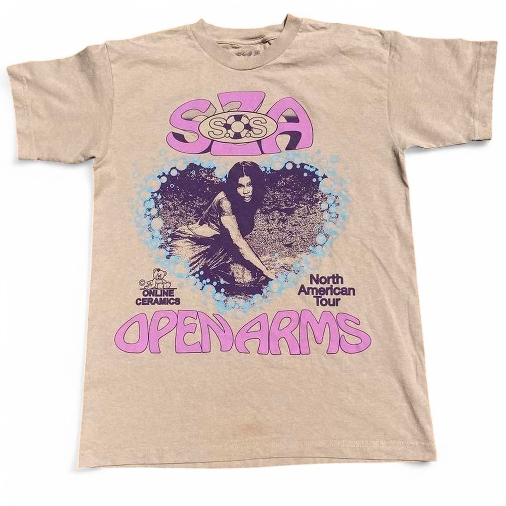 SZA concert merch tee
